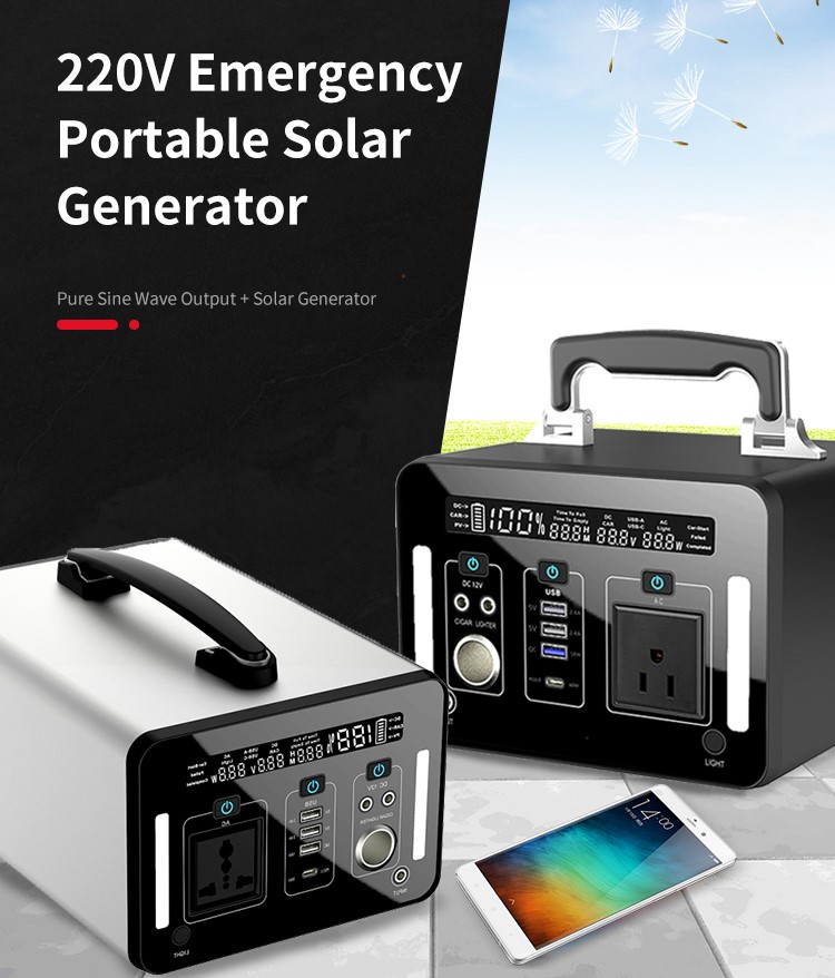 generatore solare portatile di emergenza whaleflo