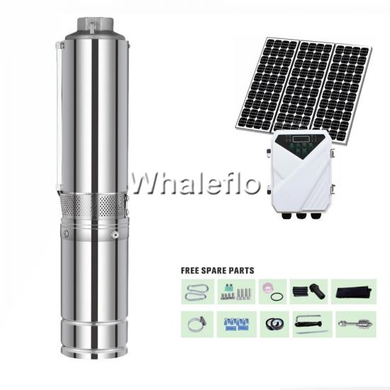 Whaleflo 1HP Brushless Screw Solar Pump Kit with MPPT Controller Max Head 150M Max Flow 2000LPH