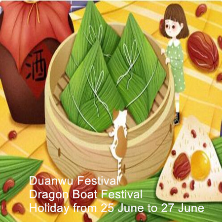 Festival cinese della barca del drago (Festival di Duanwu) dal 25 giugno al 27 giugno.
